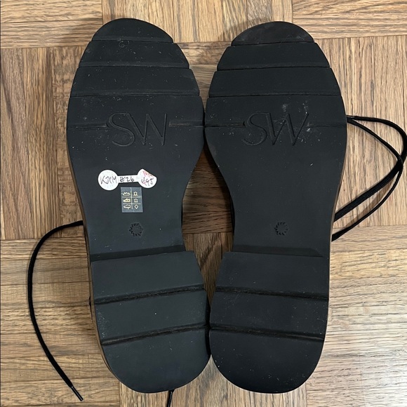 STUART WEITZMAN Womens Darra Patent Leather Brogue Oxfords Black size 9.5 B - Picture 3 of 16